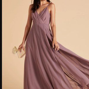 Birdy Grey Kaia Dress Bridesmaid Chiffon Dark Mauve size small